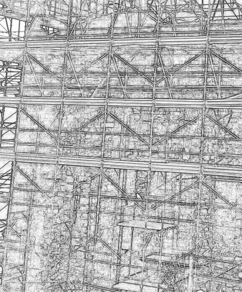 Ponteggi per restauro conservativo