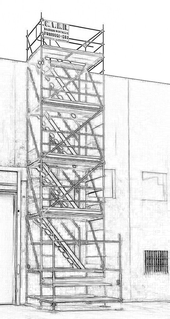 Scale di servizio Multidirezionali